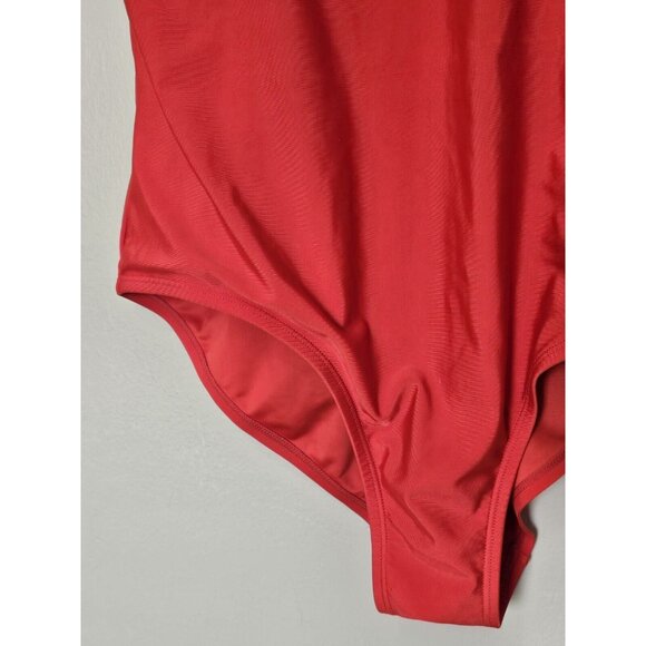 Sriracha Rue Bleu Women's Swimsuit Plus Size 1X Red One Piece Swimsuit Swim - Picture 5 of 9
